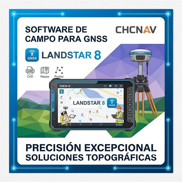 Software CHCNAV Landstar 8 para GNSS / Campo - CHCNAV