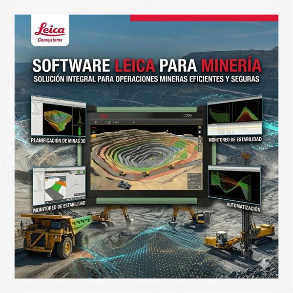 Software Leica Captivate - Aplicación Minería - Leica